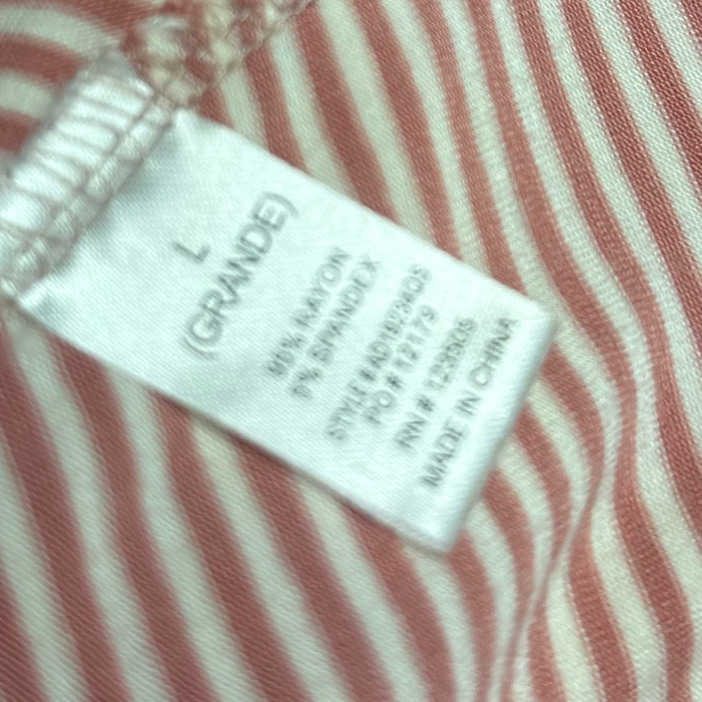 Heart Hips Striped Mini Dress - Pink and White - Picture 4 of 5